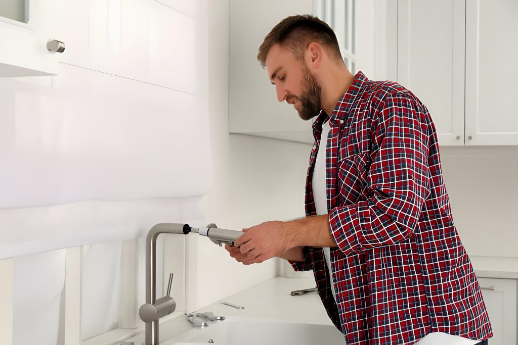 how to tighten a loose single handle kitchen faucet base