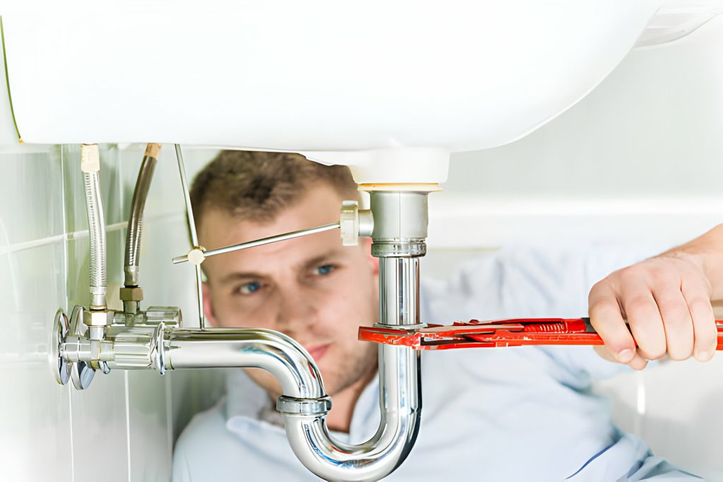 how to tighten kitchen faucet nut under sink